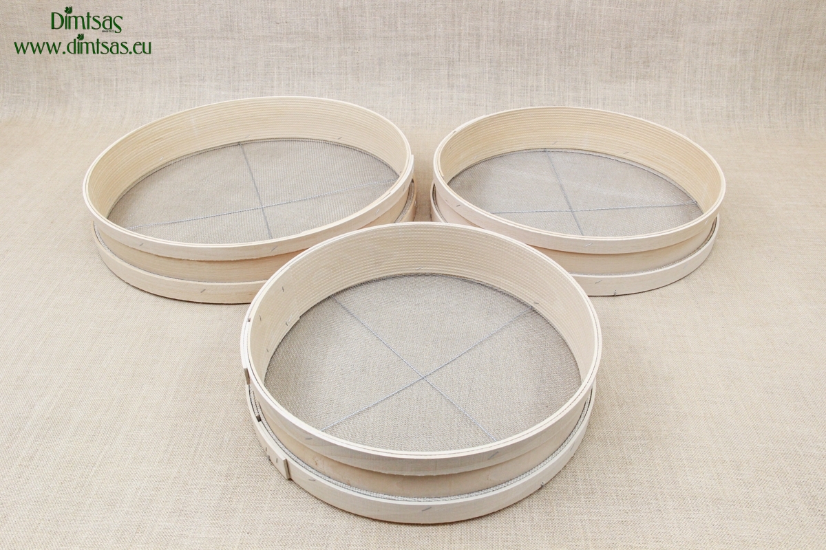 Sieves for Dry Nuts Wooden Professional with Holes 3.5x4 mm