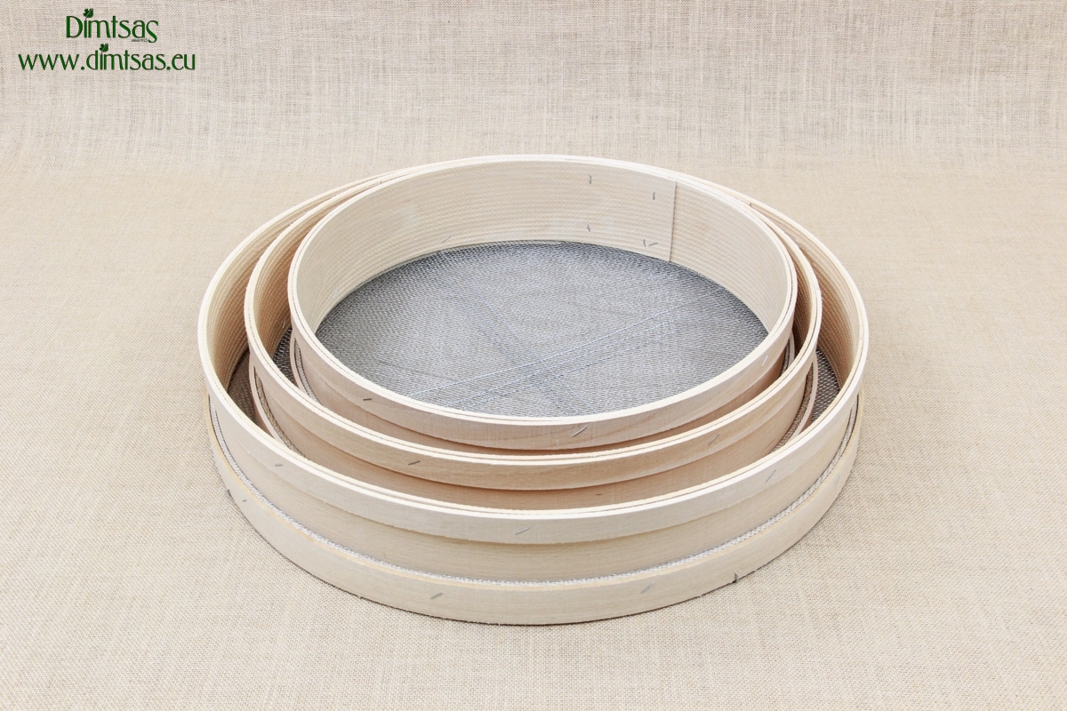 Sieves for Dry Nuts Wooden Professional with Holes 4.5x5 mm