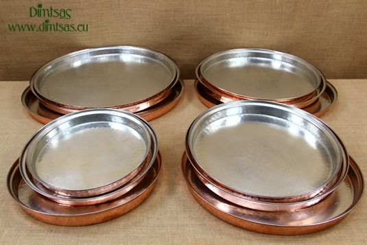 Copper Round Shallow Baking Pans