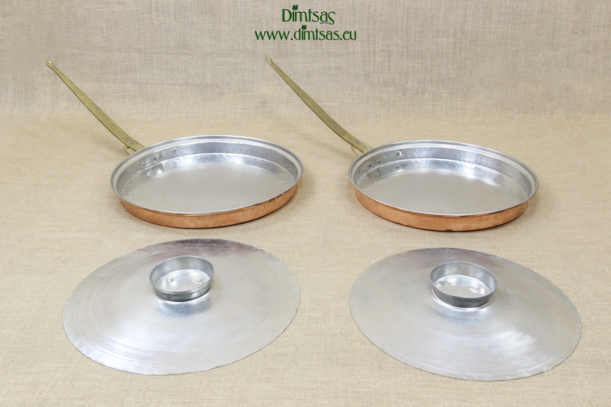 Copper Frying Pans with Lid