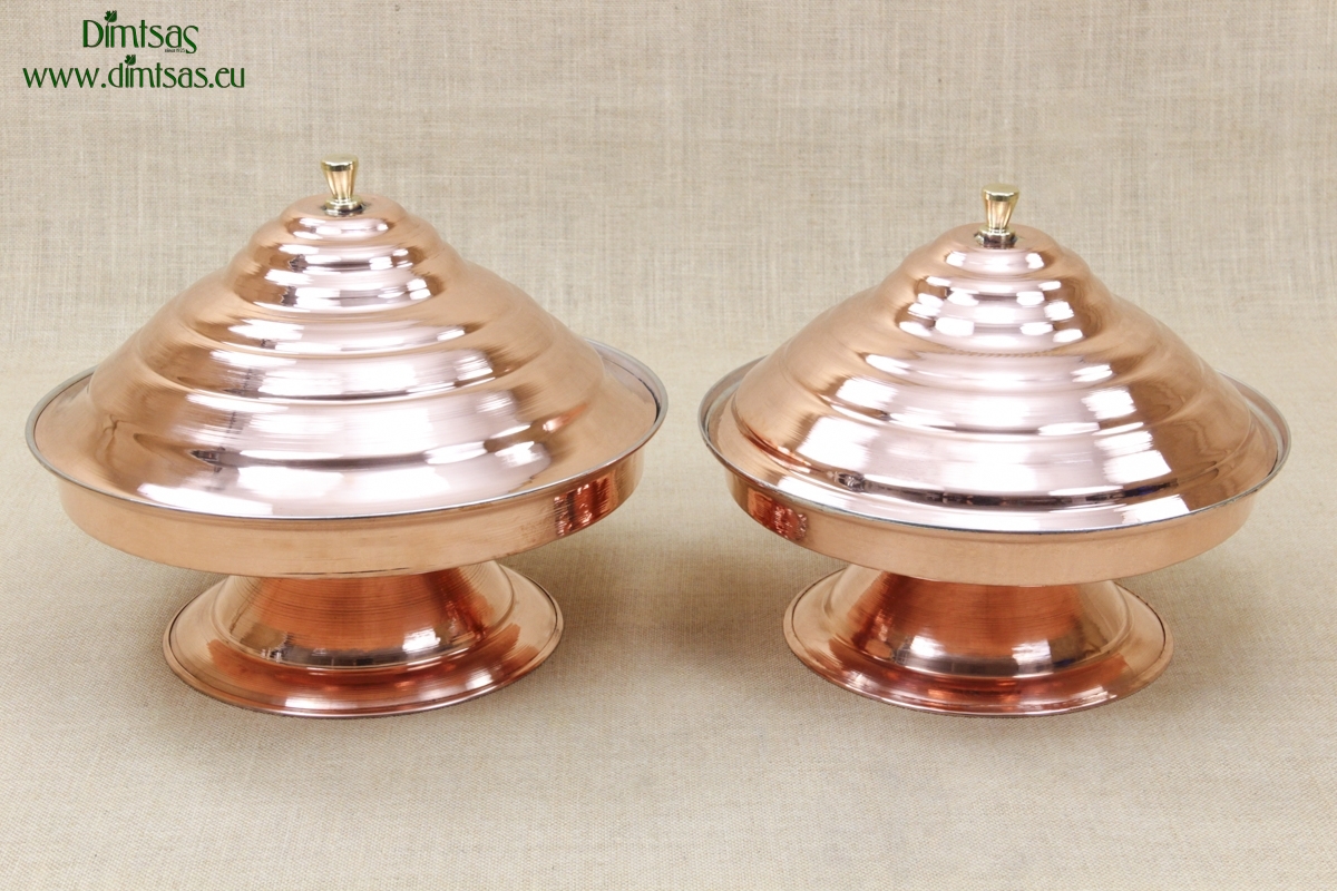 Copper Serving Platters With Lid