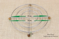 Στρόγγυλη Μεταλλική Βάση - Στρόγγυλο Σουπλά με Ξύλινα Ποδαράκια Απεικόνιση Έκτη