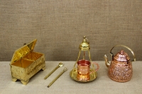 Copper Teapot Engraved No1 Fifth Depiction