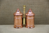 Copper Sugar Pot Double Third Depiction