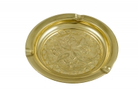 Brass Ashtray Engraved Fourth Depiction