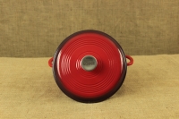 Enameled Cast Iron Dutch Oven - Casserole 4.3 lit Red Second Depiction