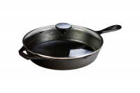 Lodge Cast Iron Skillet with Glass Cover 26 cm – Depth 5 cm Tenth Depiction