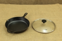 Lodge Cast Iron Skillet with Glass Cover 26 cm – Depth 5 cm Third Depiction