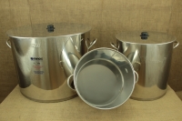 Stock Pot Stainless Steel 37x26 0.8 mm with Bottom 1.2 mm 25 lit Sixth Depiction