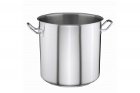 Stock Pot Stainless Steel 32x32 1.4 mm with Sandwich Bottom 25 lit Eighth Depiction