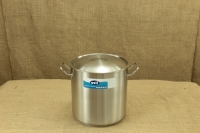 Stock Pot Stainless Steel 32x32 1.4 mm with Sandwich Bottom 25 lit Second Depiction