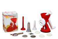 Πλαστική Μηχανή για Κουλουράκια, Κιμά & Ζυμαρικά Σπέσιαλ Απεικόνιση Τριακοστή πρώτη