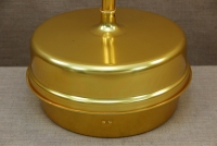 Δίσκος Καφενείου Αλουμινίου Νο36 Χρυσός με Καπάκι Απεικόνιση Τέταρτη