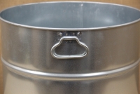 Galvanized Cauldron 47.5x44 66 Liters with a Lid Third Depiction