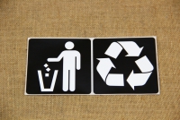 Κάδος Ανακύκλωσης Πλαστικός με Πράσινο Καπάκι 60 λίτρων Απεικόνιση Δέκατη