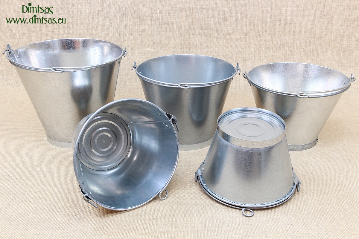 Galvanized Iron Buckets Collection 3
