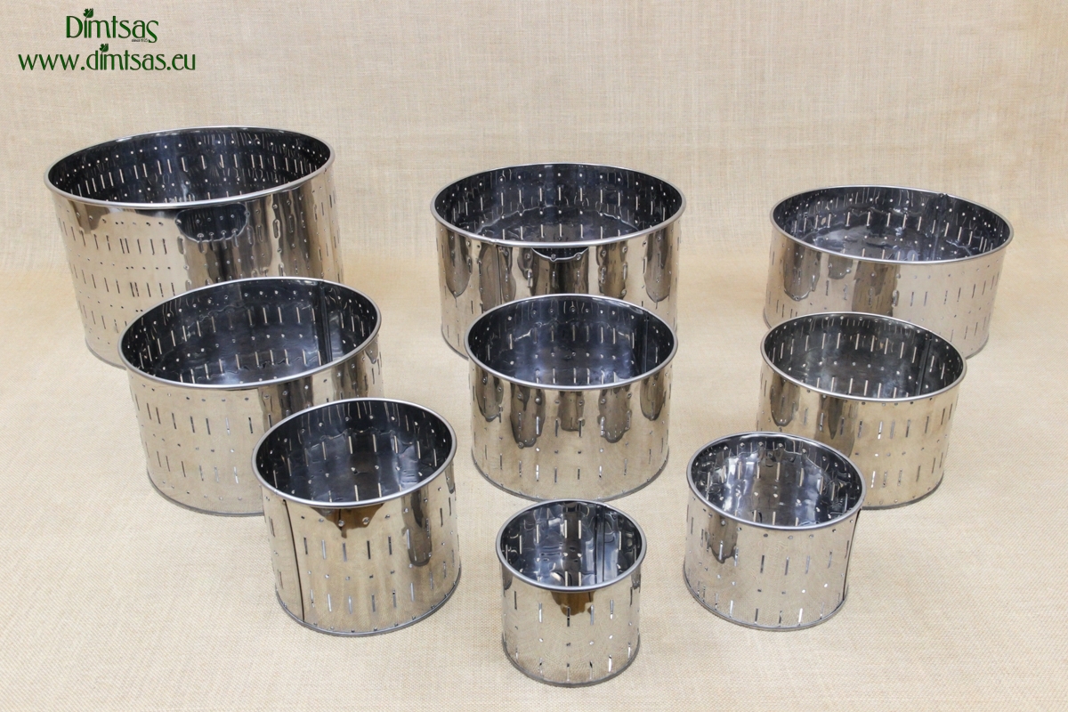 Round Stainless Steel Cheese Molds
