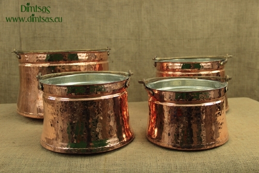 Copper Cauldrons with One Handle