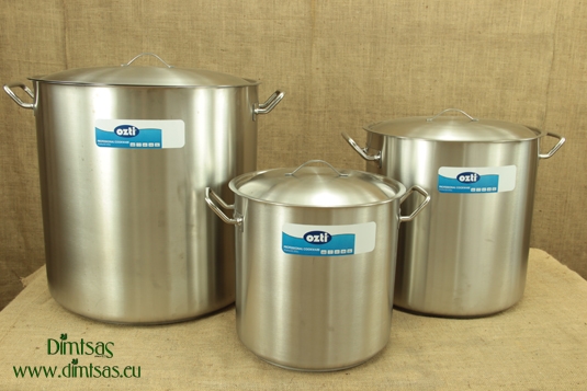 Stock Pots of Stainless Steel One-Piece 1.4 mm with Sandwich Bottom