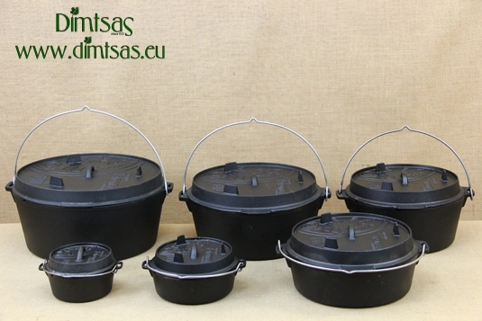 Cast Iron Dutch Ovens with a plane Buttom Petromax