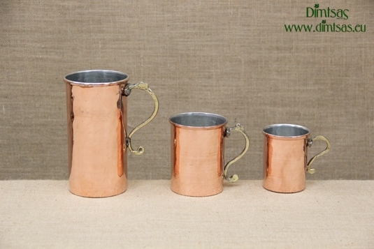 Copper Wine Jugs Hammered
