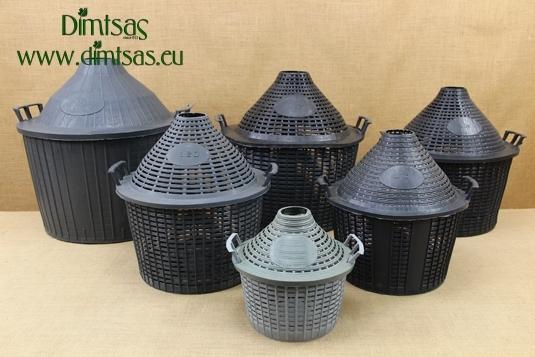 Plastic Baskets for Demijohns with Narrow Neck