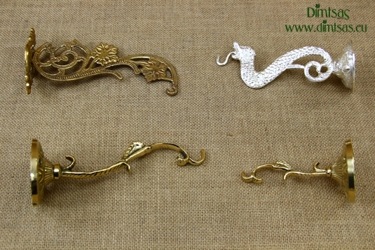 Bronze Wall Hooks for Hanging Vigil Lamps
