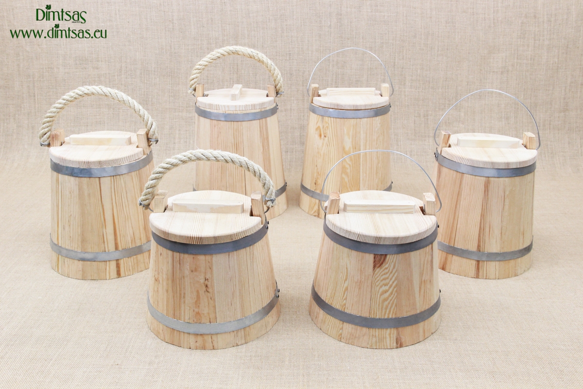 Wooden Milk Buckets