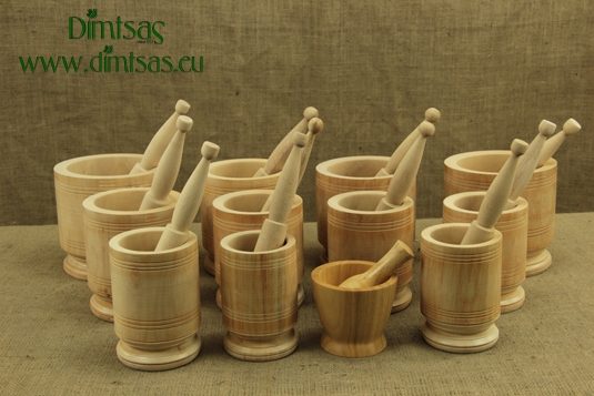Wooden Mortars and Pestles