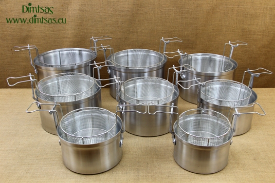 Aluminium Fryer Pots Professional Set with Frying Basket