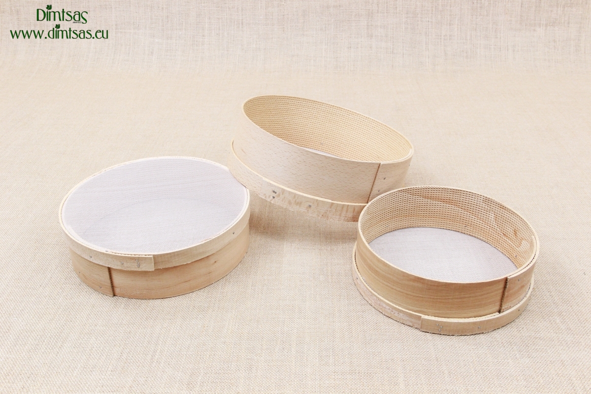 Sieves for Flour Wooden with Plastic Screen