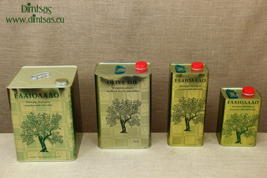 Tin Containers for Olive Oil