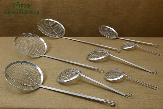 Tinned Spider Ladles Spoons with Sparse Mesh