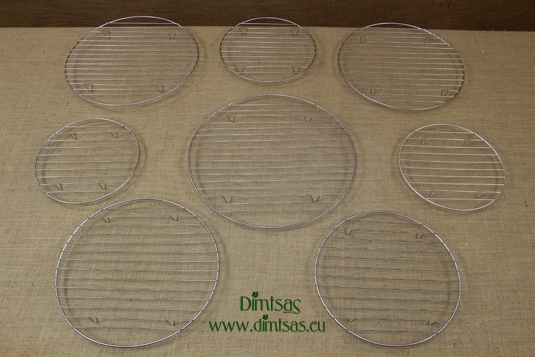 Round Stainless Steel Grill Cooking Grates with Stable Legs