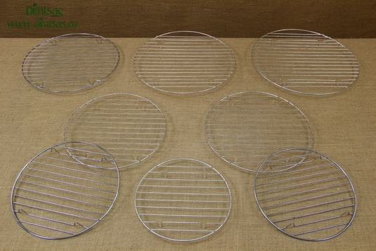 Round Tinned Round Grill Cooking Grates with Stable Legs