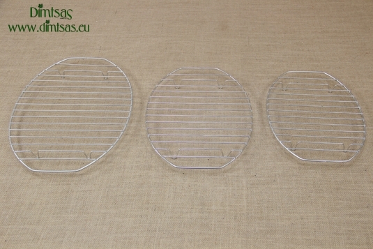 Oval Tinned Cooking Grill Grates with Stable Legs
