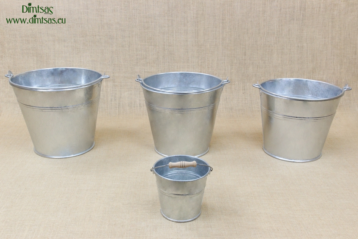 Galvanized Iron Buckets Collection 1