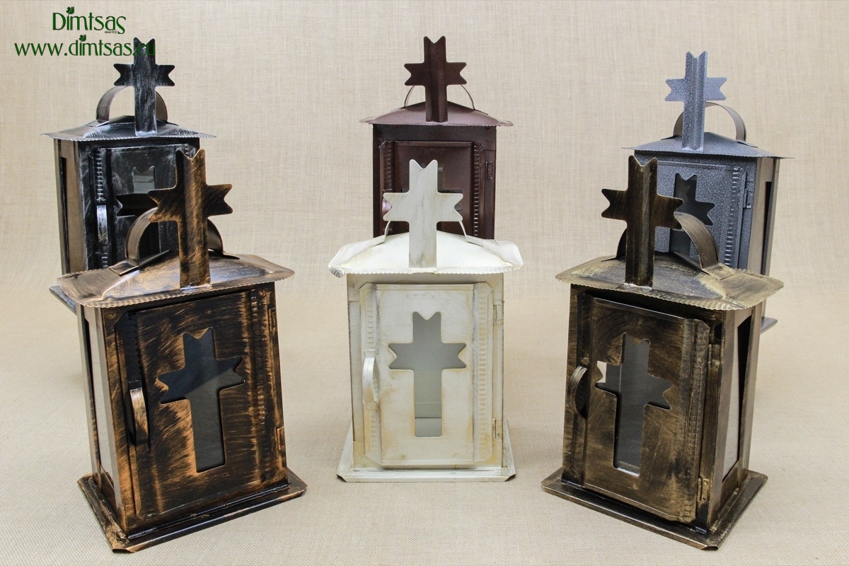 Small Oil Cemetery Candle Boxes with Glass