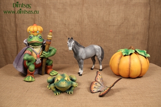 Garden Ornaments - Painted Clay Figures - Wall Figures