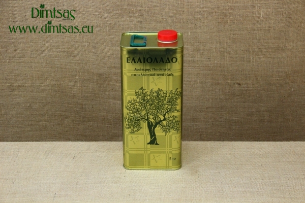 Tin Container for Olive Oil 5 liters