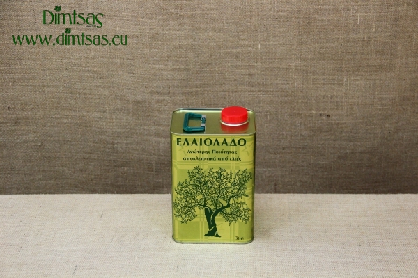Tin Container for Olive Oil 3 liters