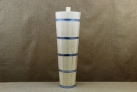 Παραδοσιακό ξύλινο σκεύος για Βούτυρο - Κάδη - Μποτινέλο με Φαρδύ Στόμιο Νο1 Απεικόνιση Δεύτερη