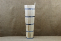 Παραδοσιακό ξύλινο σκεύος για Βούτυρο - Κάδη - Μποτινέλο με Φαρδύ Στόμιο Νο1 Απεικόνιση Τρίτη