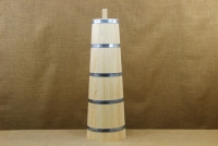 Traditional Wooden Butter Churn with Narrow Spout No1 Second Depiction