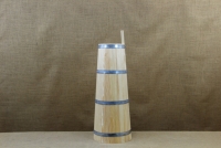 Παραδοσιακό ξύλινο σκεύος για Βούτυρο - Κάδη - Μποτινέλο με Στενό Στόμιο Νο2 Απεικόνιση Τρίτη