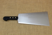 Cleaver Stainless Steel Double 32 cm with Black Handle First Depiction