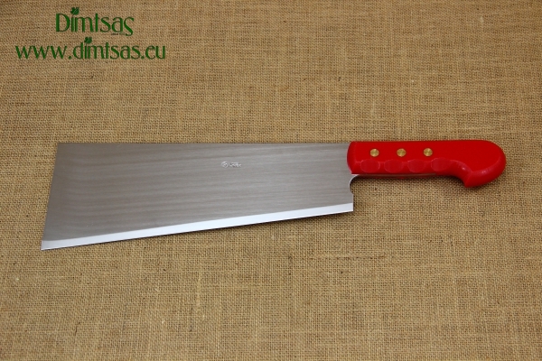 Cleaver Stainless Steel - Misotsatiro 30 cm with Red Handle