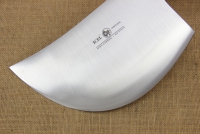 Cleaver Stainless Steel Curved 24 cm with White Handle Fourth Depiction