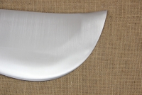 Cleaver Stainless Steel Curved 24 cm with White Handle Eighth Depiction