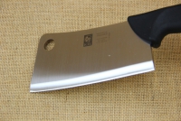 Cleaver Stainless Steel 15 cm with Black Handle Second Depiction
